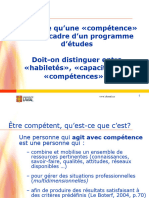 Qu'est-Ce Qu'une Compétence Dans Le Cadre D'un Programme D'études Doit-On Distinguer Entre Habiletés, Capacités Et Compétences ?