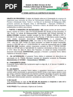 5º Termo Aditivo de Reequilíbrio Economico e Finan