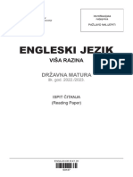 Eng A Drugi Rok Matura 2023. Rjesenje