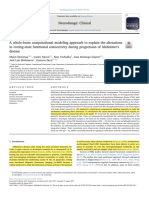 A Whole-Brain Computational Modeling Approach To Explain The Alterations