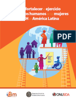 Manual para El Fortalecimiento Del Ejercicio de Los Derechos Humanos de Las Mujeres Que Viven Con El VIH en América Latina