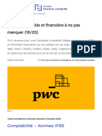 L'ACTU Comptable Et Financière À Ne Pas Manquer (16 - 23) - Comptable - Éditions Francis Lefebvre