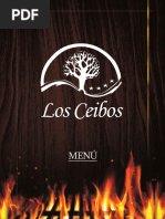 Menú Restaurante Quincho Los Ceibos