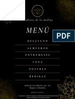 Black Gold Restaurant Menu