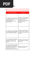 Rúbrica Ev. N°1 - Pitch