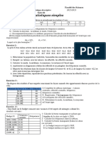 Statistiques Série 2 26.02. 2023