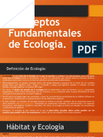 Conceptos Fundamentales de Ecología