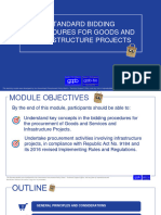 B04G AND B04I - Standard Bidding Procedure For Goods and Services and Infrastructure Projects