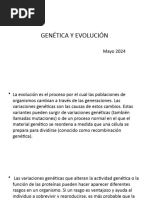 Genética y Evolución