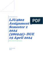 LJU4802 Assignment 2 Semester 1 2024F3