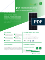 Especificación Fotovoltaica