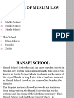 Schools of Muslim Law