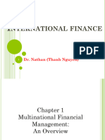 C1. Multinational Finance Management Overview