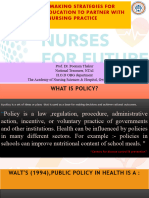 Nurses As Policy Maker