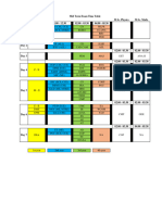 Mid Term Exam Time Table