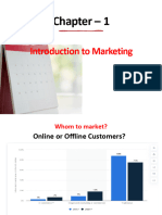 Introduction To Marketing