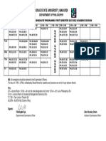 Lecture Timetable First Semester 2021-2022 Session - 065322