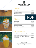 KNK Mango Menu