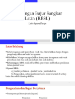 4 Rancangan Bujur Sangkar Latin