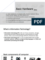 Unit 1. Basic Hardware