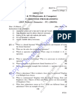 Be - Electronics and Telecommunication Engineering - Semester 4 - 2023 - May - Object Oriented Programming Oop Pattern 2019