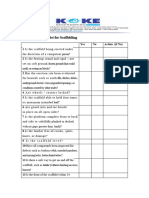 Scaffold Checklist