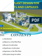 Pilot Plant Desigfor Tabletsand Capsules