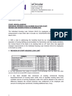 Ecircular: Staff: Miscellaneous Individual Housing Loan Scheme (Ihls) For Staff Review and Modifications in Scheme-2023