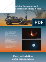 Color Temperature & White Balance