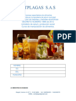 Librillo de Bebidas y Bebidas Alcoholicas