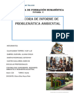 Bitácora de Informe de Estudio de Problemática. Tutoría V