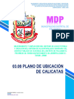 Plano de Ubicacion de Calicatas