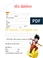 Agenda Pediatrica Dragon Ball Z