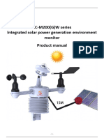 CC-M200 (G) W Series Integrated Solar Power Generation Environment Monitor Product Manual