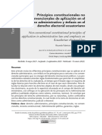 Admin, TC Principios Constitucionales No Convencionales de Aplicación en El Derecho Administrativo y Énfasis en El Derecho Elect