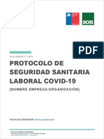 Protocolo Tipo - Seguridad Sanitaria Covid-19