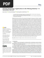 Sensing Technology Applications in The M