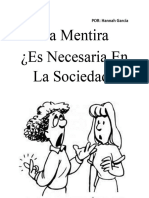 La Mentira ¿Es Necesaria en La Sociedad