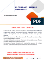 Mercado de Trabajo y Desempleo