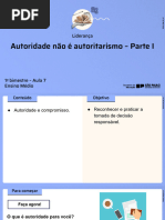 Autoridade Não É Autoritarismo - Parte I: Liderança