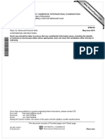 University of Cambridge International Examinations General Certificate of Education Advanced Subsidiary Level and Advanced Level