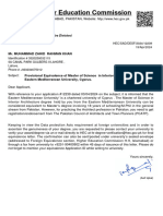 Provisional Letter