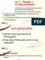 Module 1 PPT Philo