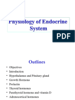 Endocrine Physiology For Anesthesia