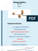 Diabetes Mellitus Part 1 - Student