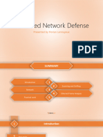 Advanced Network Defense