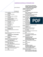 Compiled High Yield Questions and Recalls For Board Exam