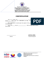 Certificate of Enrolment D.R. Jose Es