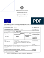 Visa Application Form