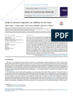 Study of Cement Composite